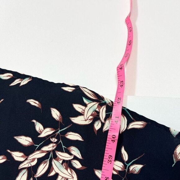 Collective Concepts Dress Womens 2X Stitch Fix  Blue Printed Sleeveless Keyhole - Picture 8 of 12